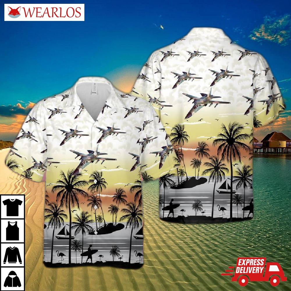 Us Air Force General Dynamics F-111 Aardvark Hawaiian Shirt