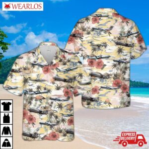 Us Air Force Hanoi Taxi Lockheed C-141 Starlifter Hawaiian Shirt