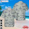 Us Air Force Lockheed Martin F-22 Raptor Aircraft Silhouettes Hawaiian Shirt