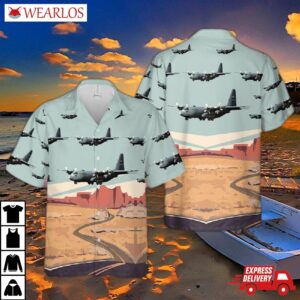 Us Air Force Nevada National Guard 152nd Airlift Wing C-130h Hercules Hawaiian Shirt