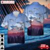Us Air Force North American P-51d Mustang "moonbeam Mcswine" Hawaiian Shirt