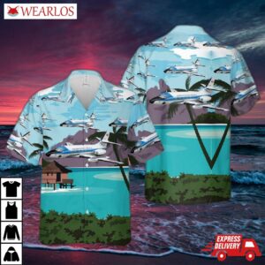 Us Air Force One Lockheed Vc-140b Jetstar Hawaiian Shirt