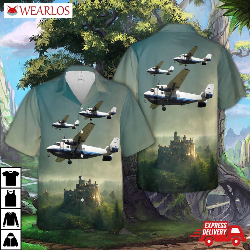 Us Air Force Pzl-mielec C-145a Skytruck Hawaiian Shirt