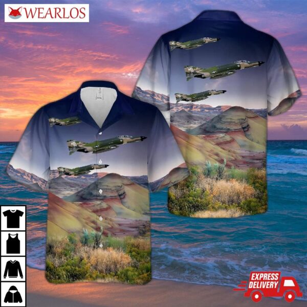 Us Air Force Qf-4e Phantom Hawaiian Shirt