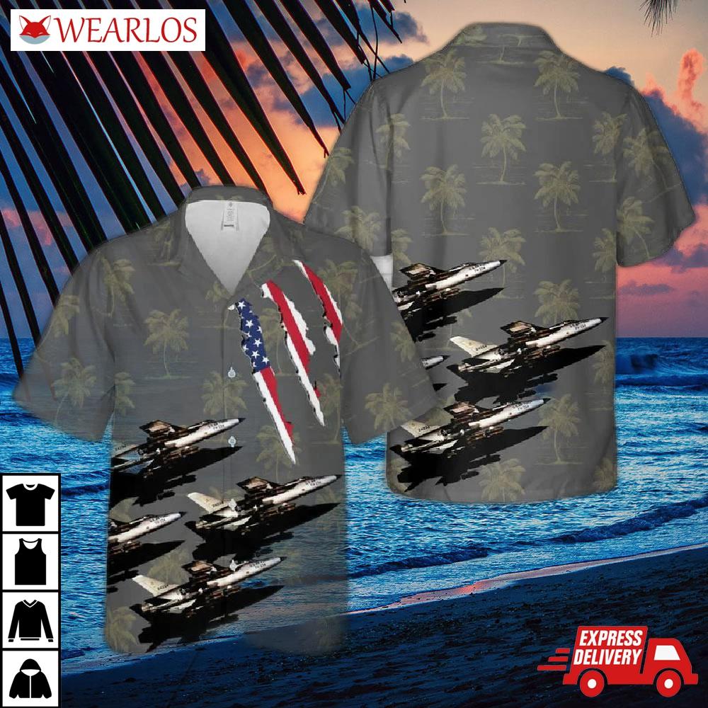 Us Air Force Republic F-105d-30-re Thunderchief (sn 62-4234) Hawaiian Shirt