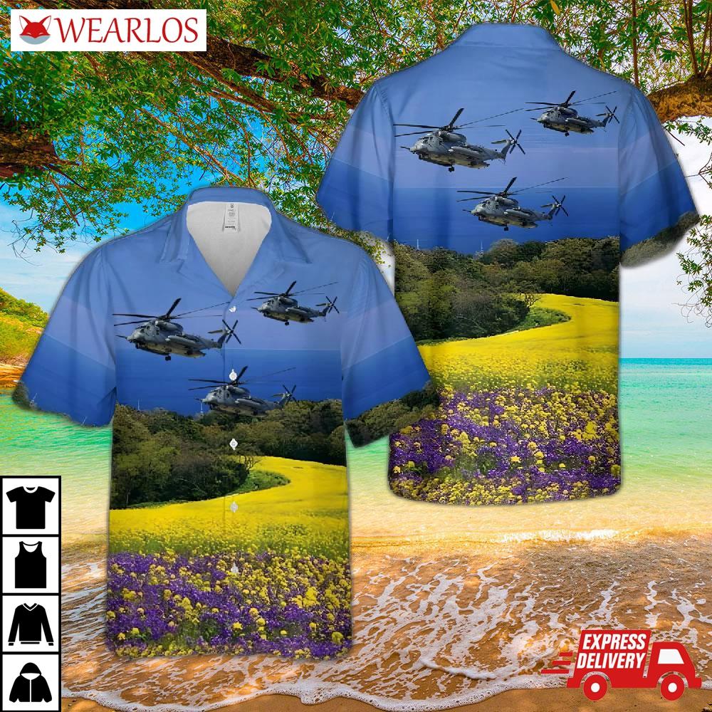 Us Air Force Sikorsky Mh-53j Pave Low 3D Hawaiian Shirt