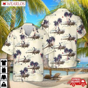 Us Air Force Sikorsky R-5/s-51 Rescue Hawaiian Shirt