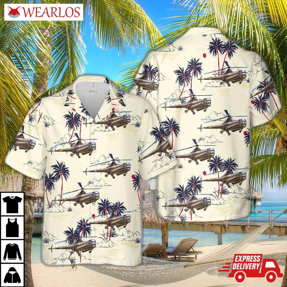Us Air Force Sikorsky R-5/s-51 Rescue Hawaiian Shirt