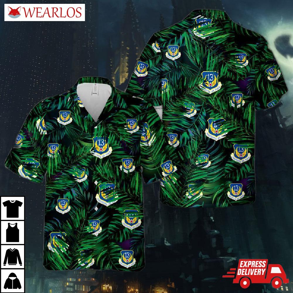 Us Air Force Thirteenth (air Forces Pacific) (13 Af) Hawaiian Shirt
