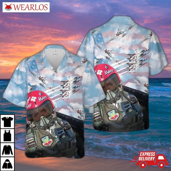 Us Air Force Thunderbirds 6 Hawaiian Shirt