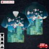 Us Air Force Thunderbirds Republic F-84g Thunderjet Hawaiian Shirt