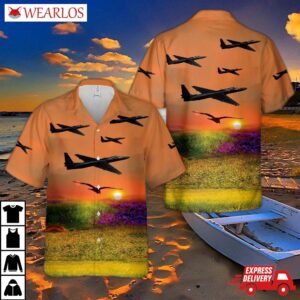 Us Air Force U-2 Dragon Lady 80-1080 The 9th Reconnaissance Wing Hawaiian Shirt