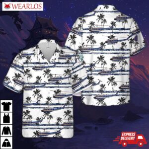 Us Air Force Uh-1n 1st Helicopter Hawaiian Shirt