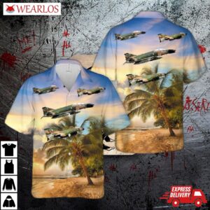 Us Air Force (usaf) Mcdonnell Douglas F-4c Phantom Ii Hawaiian Shirt