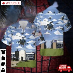 Us Army 101st Airborne Division Ah-64 Apaches Hawaiian Shirt