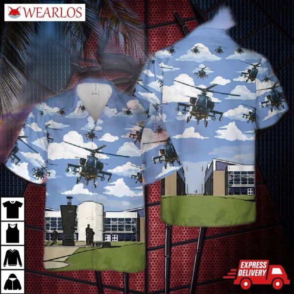 Us Army 101st Airborne Division Ah-64 Apaches Hawaiian Shirt