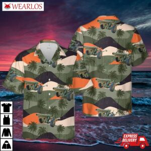 Us Army 105 Mm Howitzer M3 Hawaiian Shirt