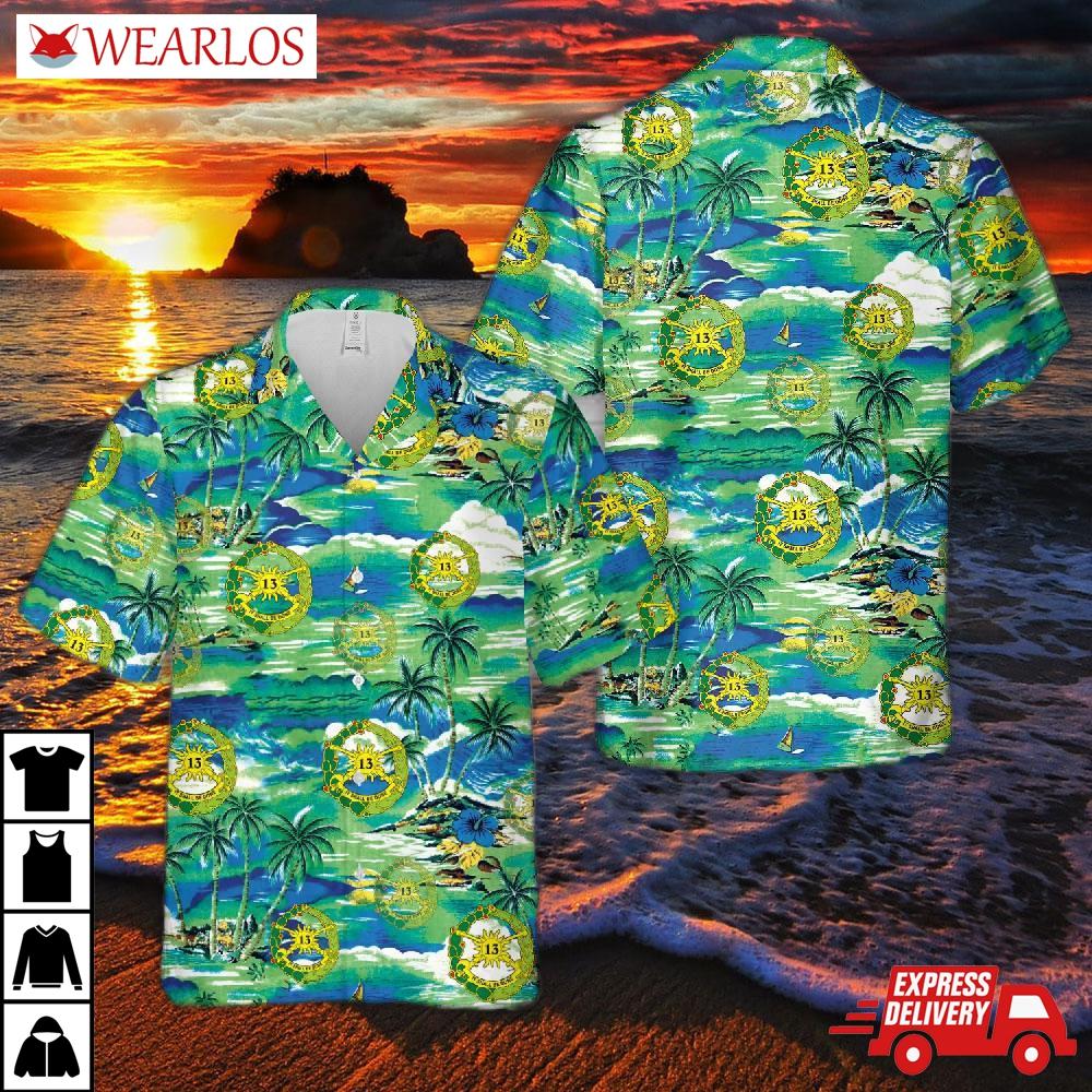 Us Army 13th Cavalry Regiment Hawaiian Shirt