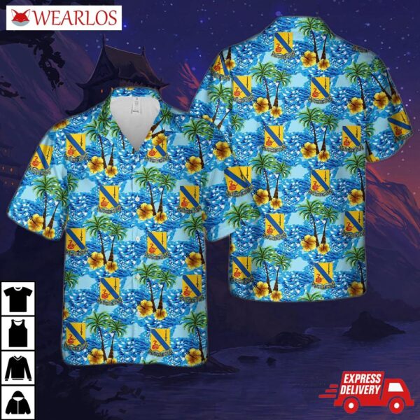 Us Army 14th Cavalry Regiment Hawaiian Shirt