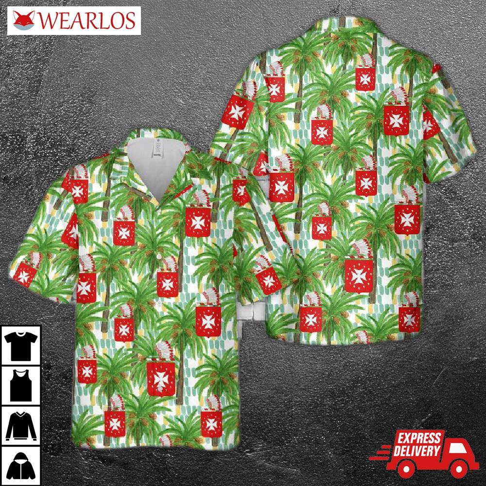 Us Army 14th Field Artillery Regiment Hawaiian Shirt