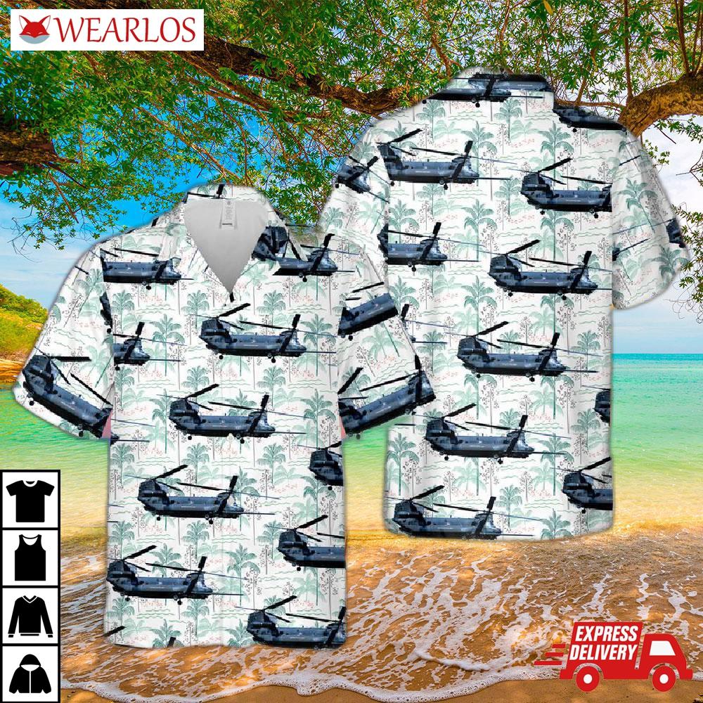 Us Army 160th Special Operations Aviation Regiment Mh-47g Hawaiian Shirt