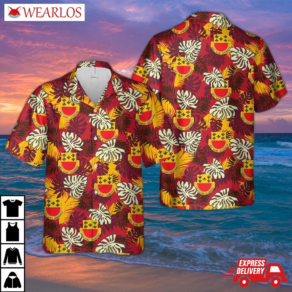 Us Army 196th Armor Regiment Hawaiian Shirt