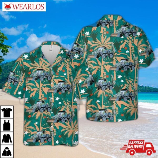 Us Army 1990 Freightliner Unimog 419 Hawaiian Shirt