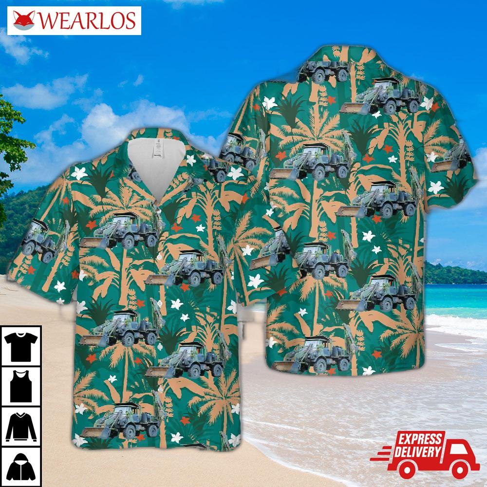 Us Army 1990 Freightliner Unimog 419 Hawaiian Shirt