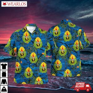 Us Army 25th Infantry Division Artillery Hawaiian Shirt