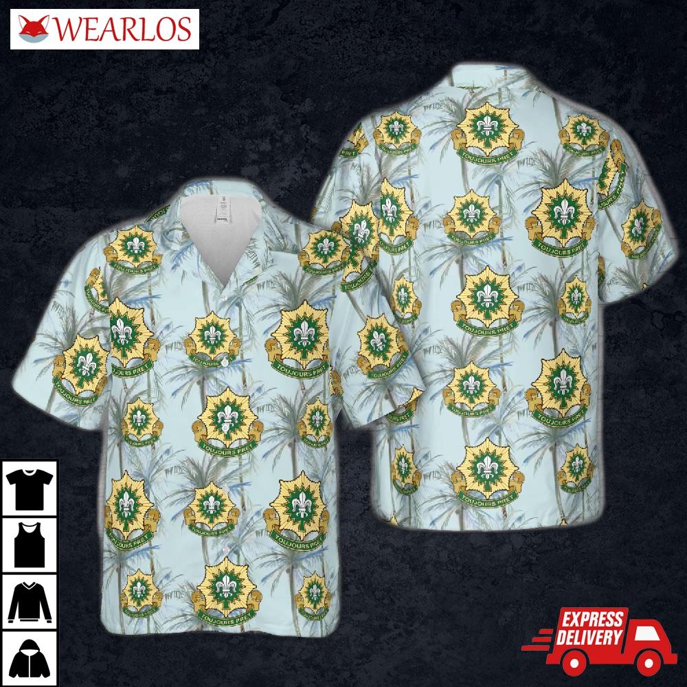 Us Army 2nd Cavalry Regiment (united States) Hawaiian Shirt