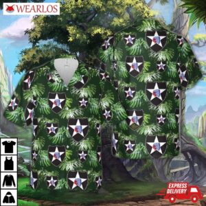 Us Army 2nd Infantry Division Hawaiian Shirt