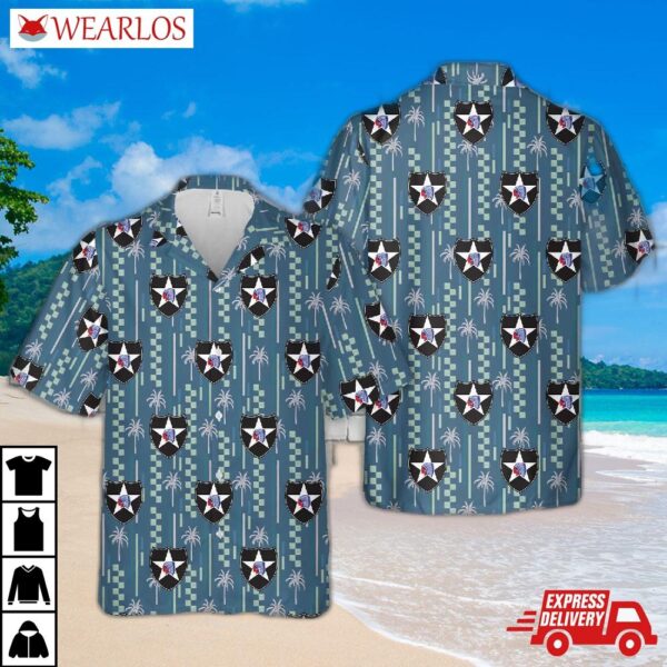 Us Army 2nd Infantry Division (united States) 2id Hawaiian Shirt