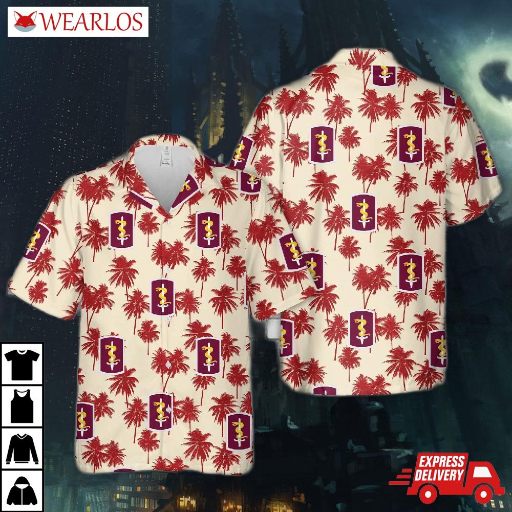 Us Army 30th Medical Brigade Hawaiian Shirt