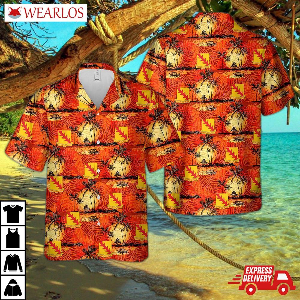 Us Army 32nd Armored Regiment Hawaiian Shirt