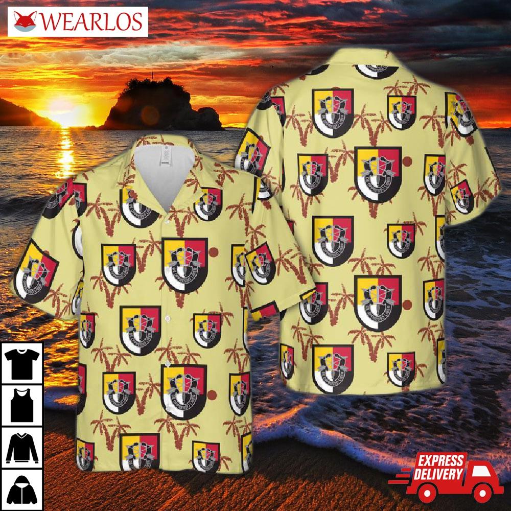 Us Army 3rd Special Forces Group (3rd Sfg) Hawaiian Shirt