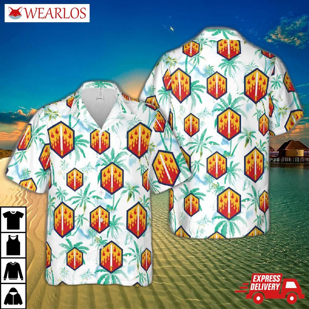 Us Army 48th Chemical Brigade Hawaiian Shirt