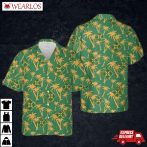 Us Army 4th Infantry (ivy) Division Hawaiian Shirt