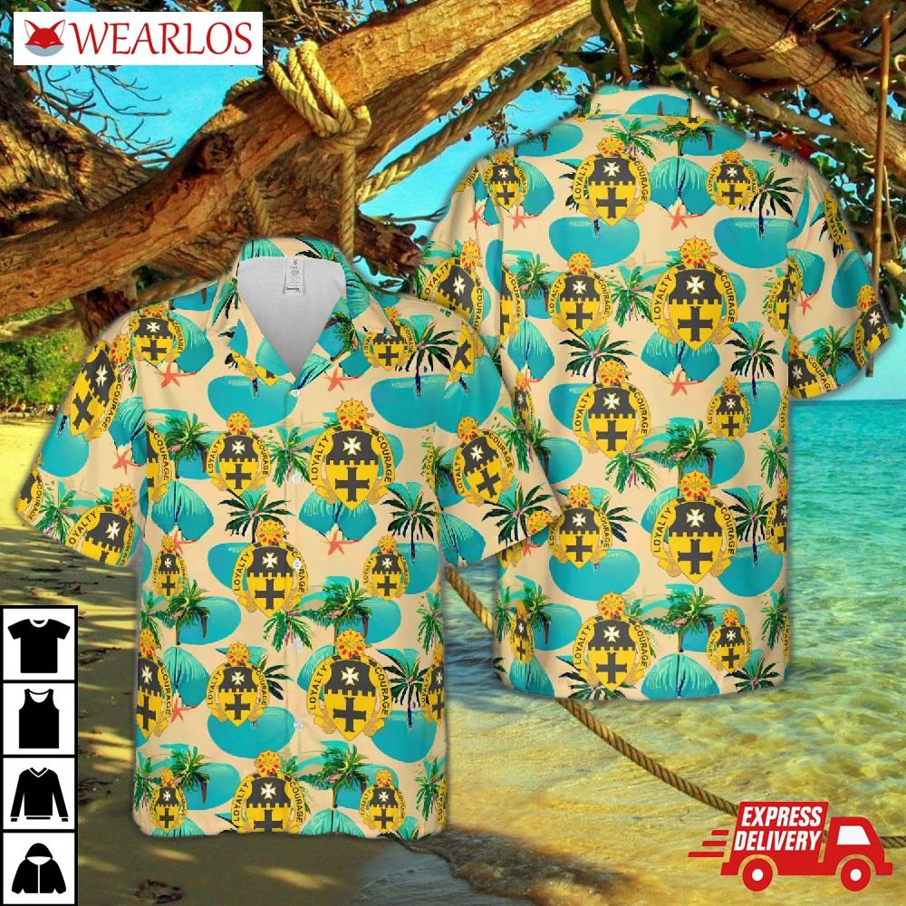 Us Army 5th Cavalry Regiment Hawaiian Shirt