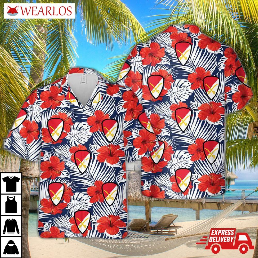 Us Army 6th Cavalry Brigade Hawaiian Shirt