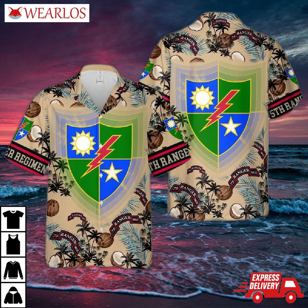 Us Army 75th Ranger Regiment Hawaiian Shirt