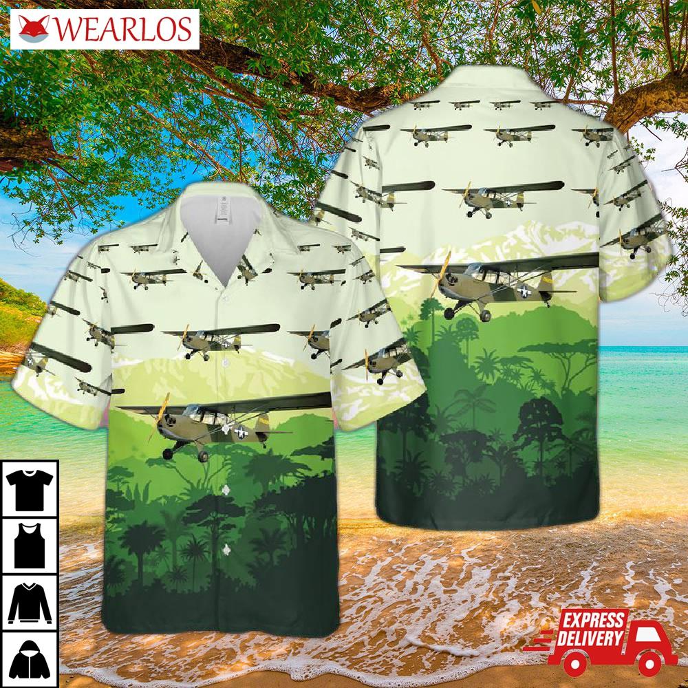 Us Army Aeronca L-3 Hawaiian Shirt