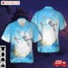Us Army Air Corps Bell Yfm-1b Airacuda Hawaiian Shirt