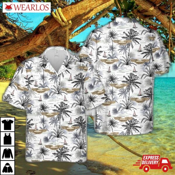 Us Army Air Force Airship Pilots Wings In Wwii Hawaiian Shirt