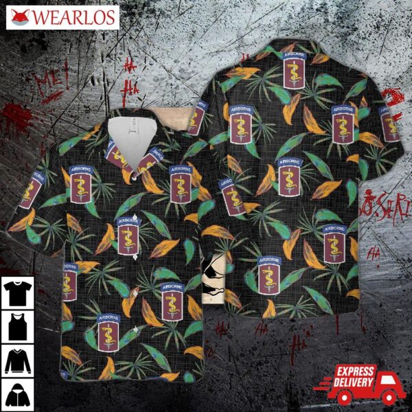 Us Army Airborne 30th Medical Brigade Hawaiian Shirt
