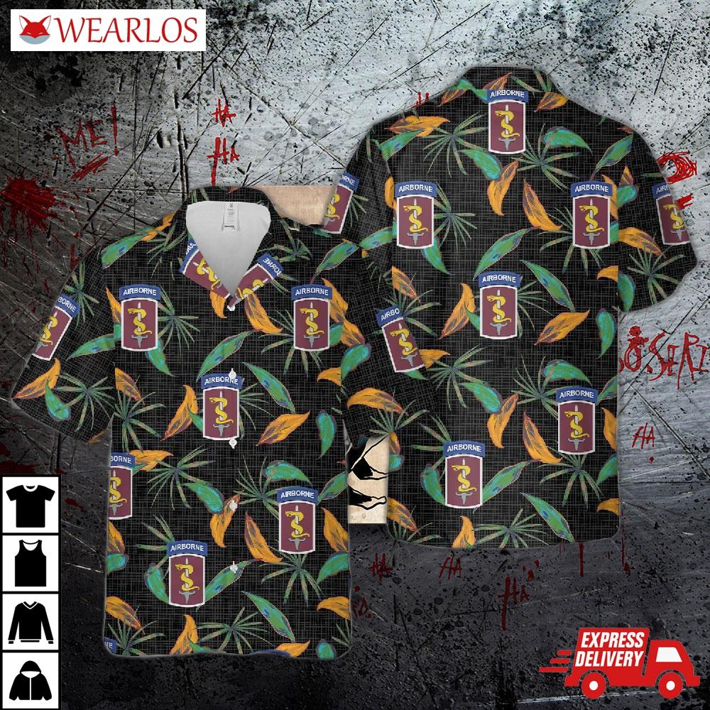Us Army Airborne 30th Medical Brigade Hawaiian Shirt