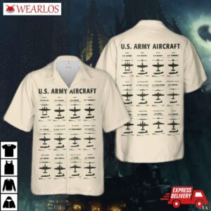 Us Army Aircraft Hawaiian Shirt