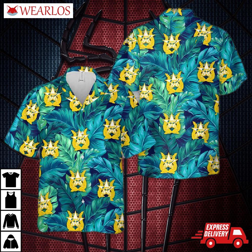 Us Army Band Pershing's Own Hawaiian Shirt