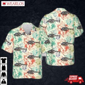 Us Army Bell Oh-58a Kiowa (206a-1) Hawaiian Shirt