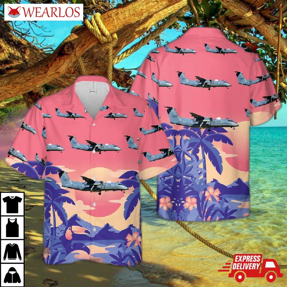 Us Army Bombardier Ro-6a Hawaiian Shirt