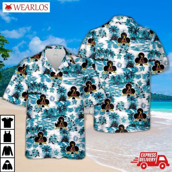 Us Army C Company "coldsteel", 1st Battalion, 327th Infantry Regiment, 101st Abn Div Hawaiian Shirt